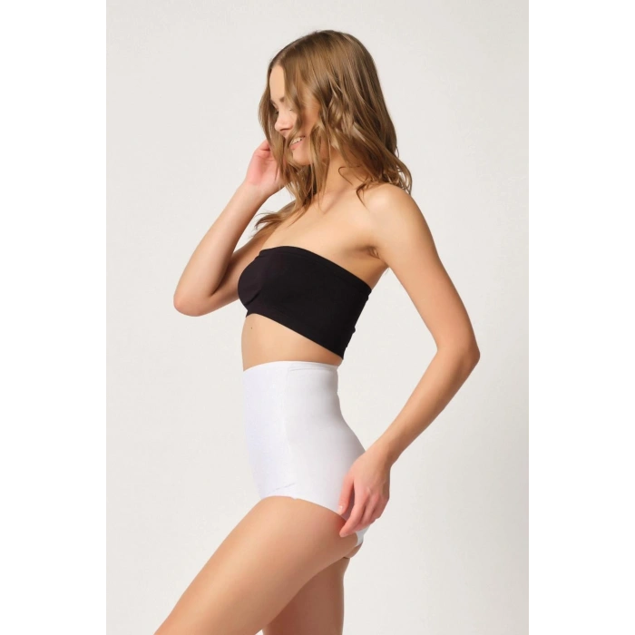 MARSİLYAN™ BEYAZ MI  2842 Lazer Dantelli Slip Korse