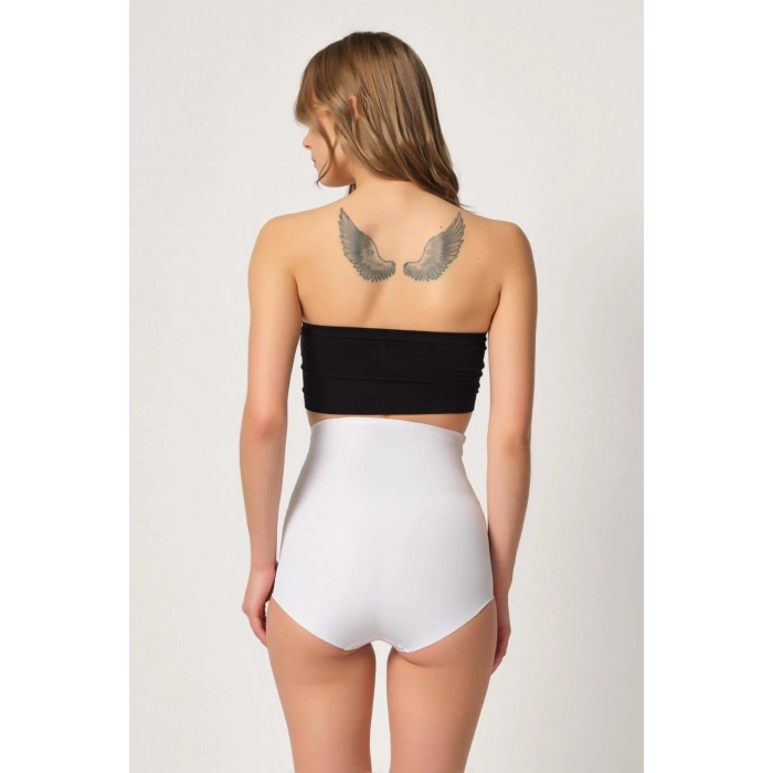 MARSİLYAN™ BEYAZ MI  2842 Lazer Dantelli Slip Korse