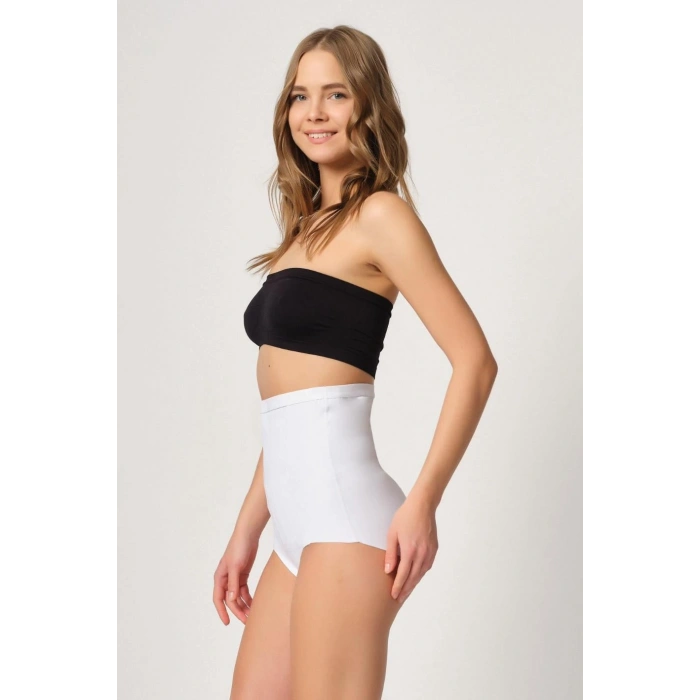 MARSİLYAN™ BEYAZ MI  2931 Karın Balen Destekli Slip Lazer Korse