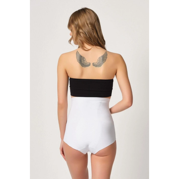 MARSİLYAN™ BEYAZ MI  2931 Karın Balen Destekli Slip Lazer Korse