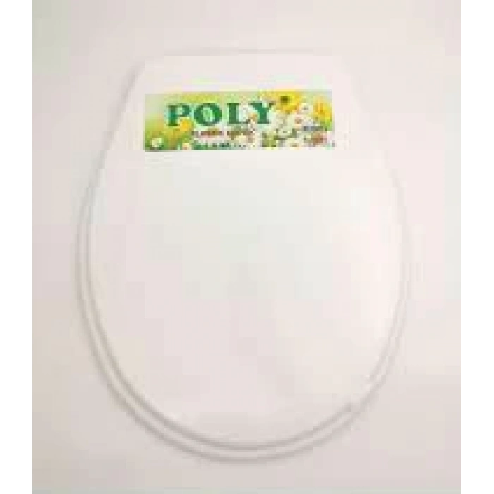 BEYAZ YUMUŞAK KLOZET KAPAK BÜYÜK PUF (4887)