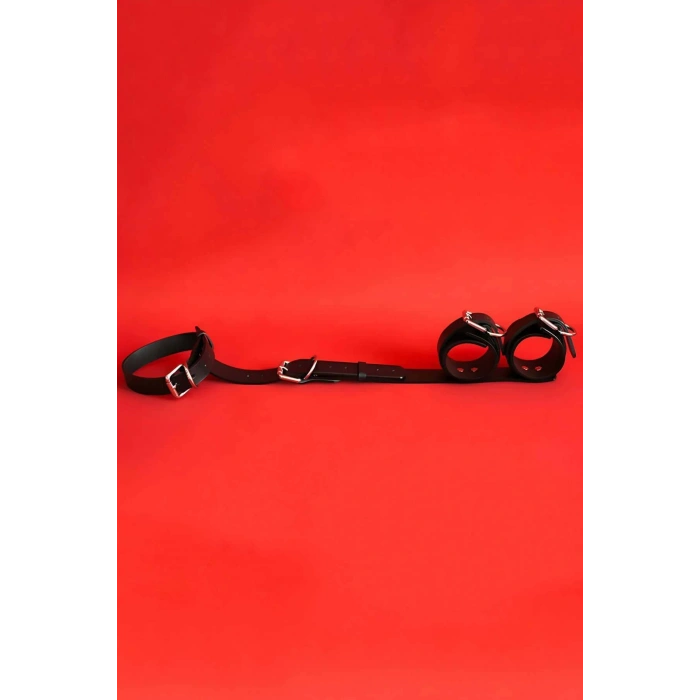 Bilekleri Bağlamalı Seksi Tasma Set - Brf327