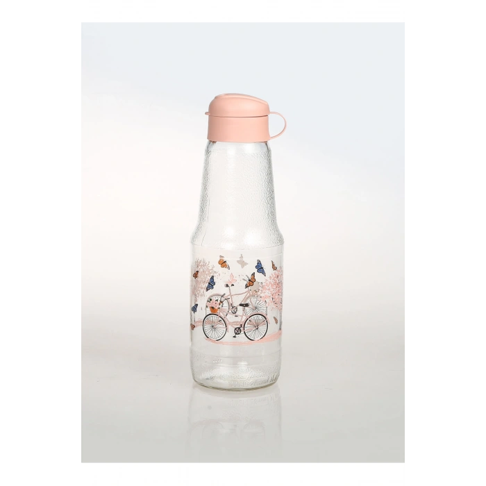 Bisiklet Desenli Meyve Suyu Şişesi 1000 Cc -BMS1000