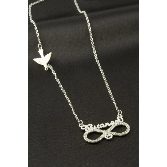 Bitanem Yazılı Sonsuzluk Şans Kolye