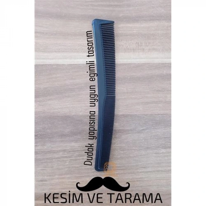 Bıyık Kesim Ve Tarama Tarağı Eğimli Bıyık Tarağı