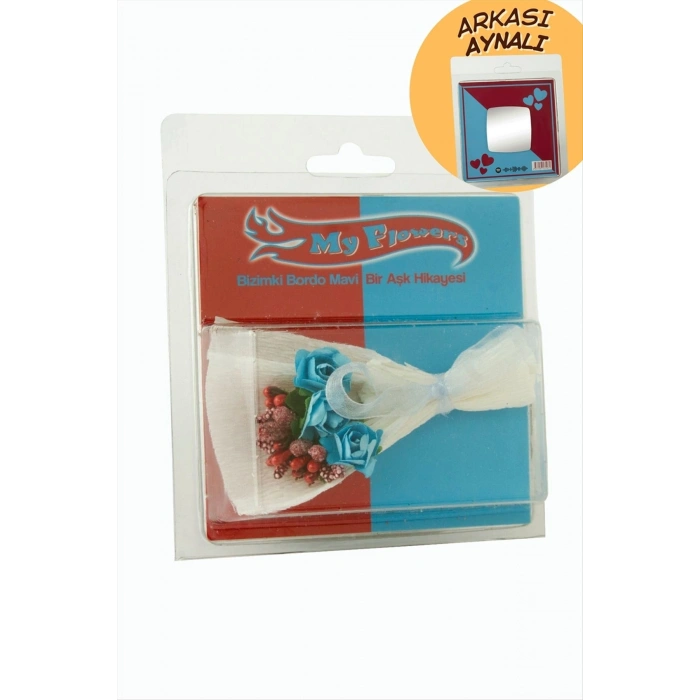 Bizimki Bordo Mavi Bir Aşk Hiyakesi Gül Buketi