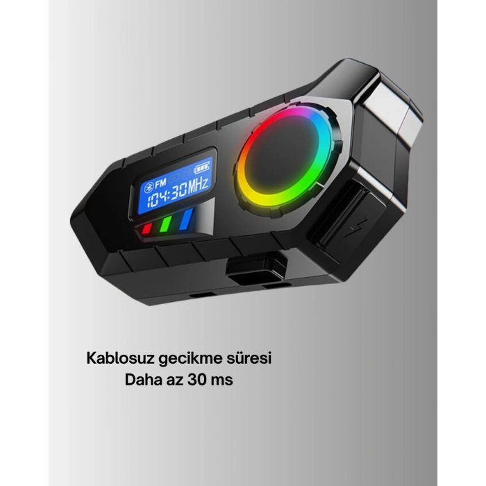 Bluetooth 5.4 Kablosuz Hoparlör Ip65 Su Geçirmez Ve 40 Saat Uzun Pil Ömürlü