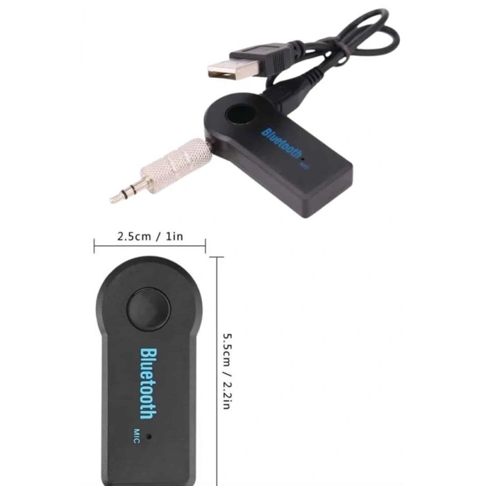 Bluetooth Araç Kiti Aux Çıkışlı  Telefon Müzik Alıcı Tüm Cihazlara Uyumlu