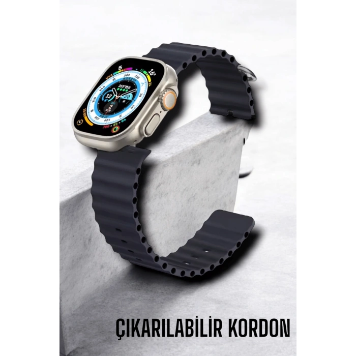 Bluetooth Bağlantılı Nabız, Kan Basıncı, Oksijen Ölçer Akıllı Saat