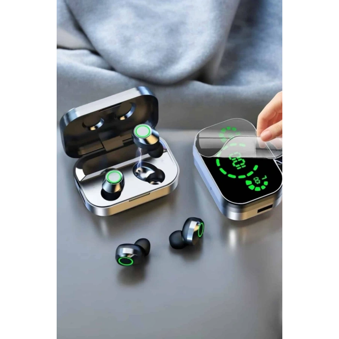 Bluetooth Kulaklık Çift Telefon Desteği Ve Suya Dayanıklı Powerbankli