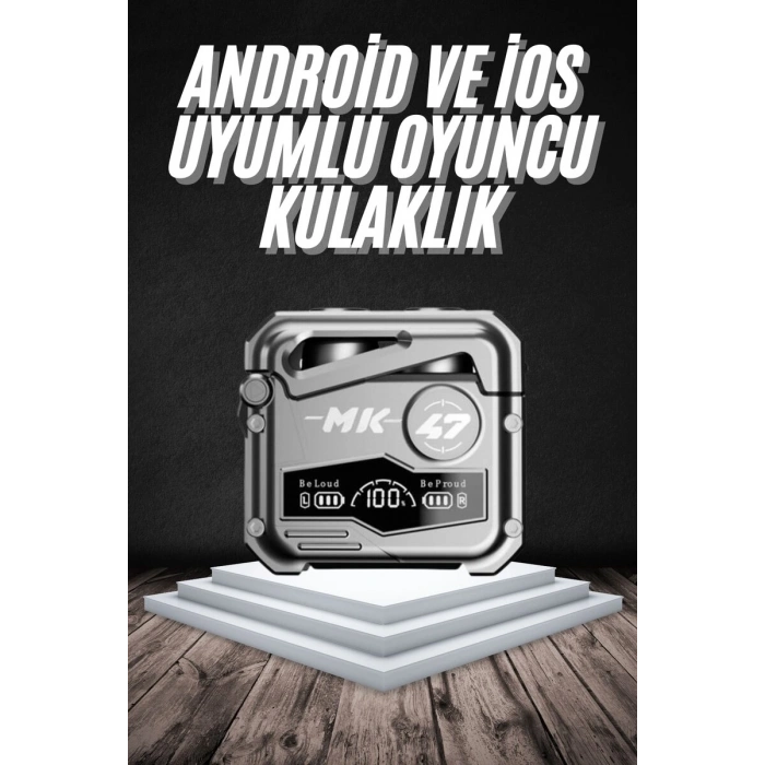 Bluetooth Kulaklık Dokunmatik Kontrol Tws Kablosuz Kulaklık Hi-fi Stereo