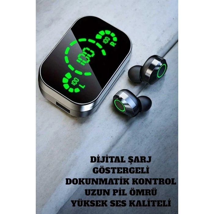 Bluetooth Kulaklık Mikrofonlu Dokunmatik Kontrol Anc Özelliği