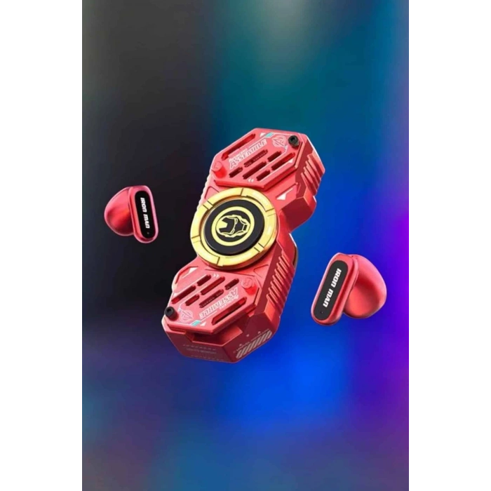 Bluetooth Kulaklık Stres Çarklı Döndürülebilir Uzun Şarj Süreli  Kulaklığı