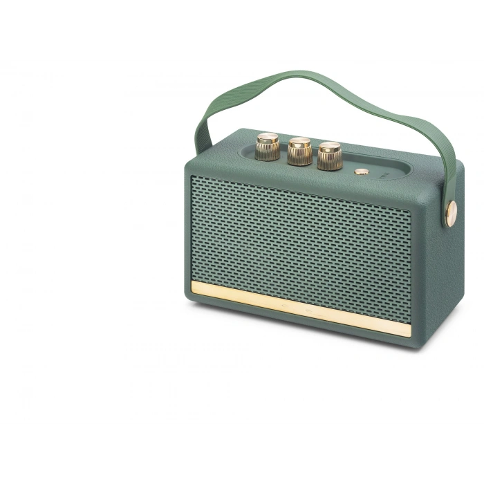 Bluetooth Nostaljik Hoparlör Fm 16.7 X 10.3 X 7.16 Cm - Yeşil HDX6002