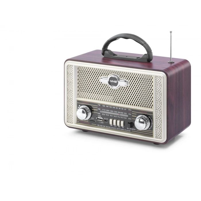 Bluetooth Nostaljik Hoparlör Fm 23 X 12.2 X 16.4 Cm NS8098BT