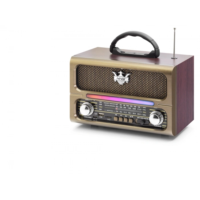 Bluetooth Nostaljik Hoparlör Fm 23 X 12.4 X 16.3 Cm NS8188BT