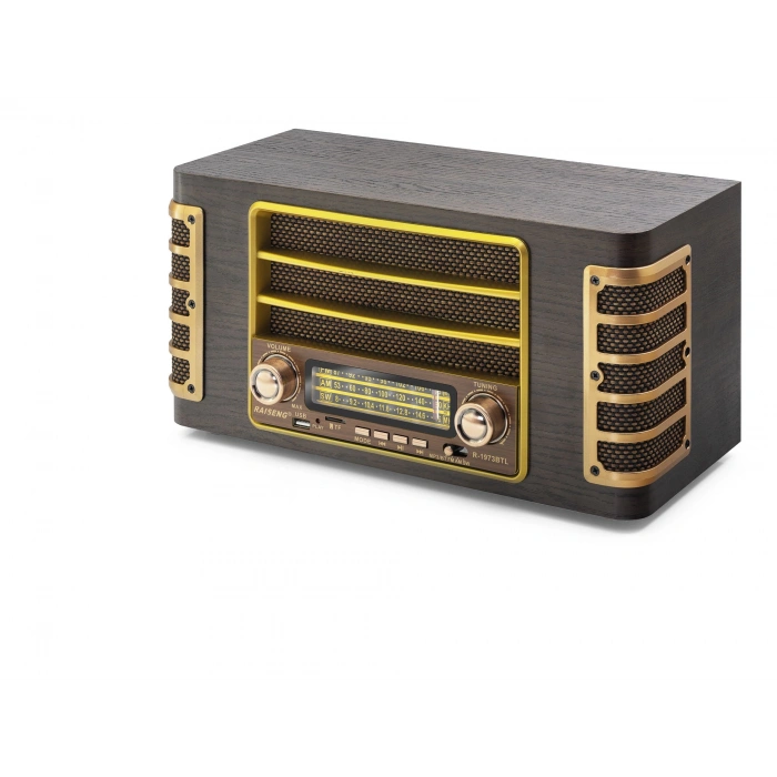 Bluetooth Nostaljik Hoparlör Fm 345 X 183 X 174 Cm R1973BT