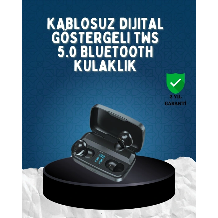 Bluetooth V5.0 Teknolojili Parmak Dokunmatik Kontrol Kulaklık Seti