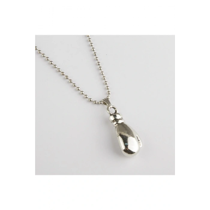 Boks Eldiveni Figürlü Metal Kolye