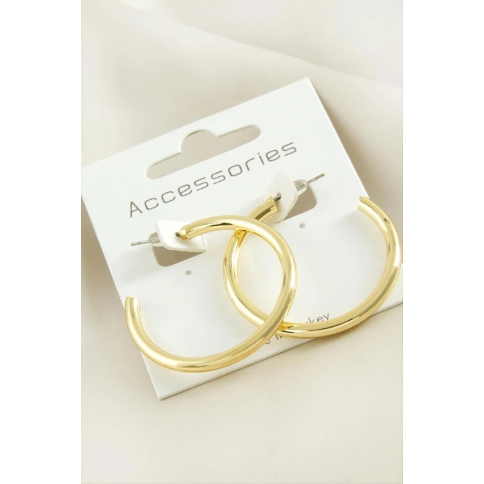 Boru Halka Küpe 3,5 cm