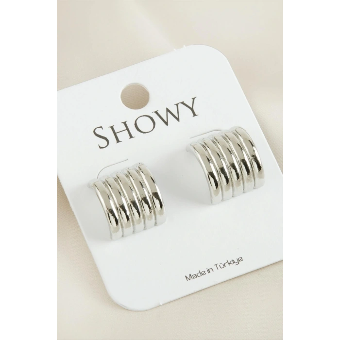 Boru Yeni Sezon Metal Küpe