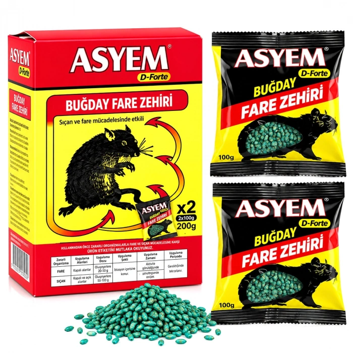 BUĞDAY FARE YEMİ ZEHİRİ 2X100=200GR (4887)