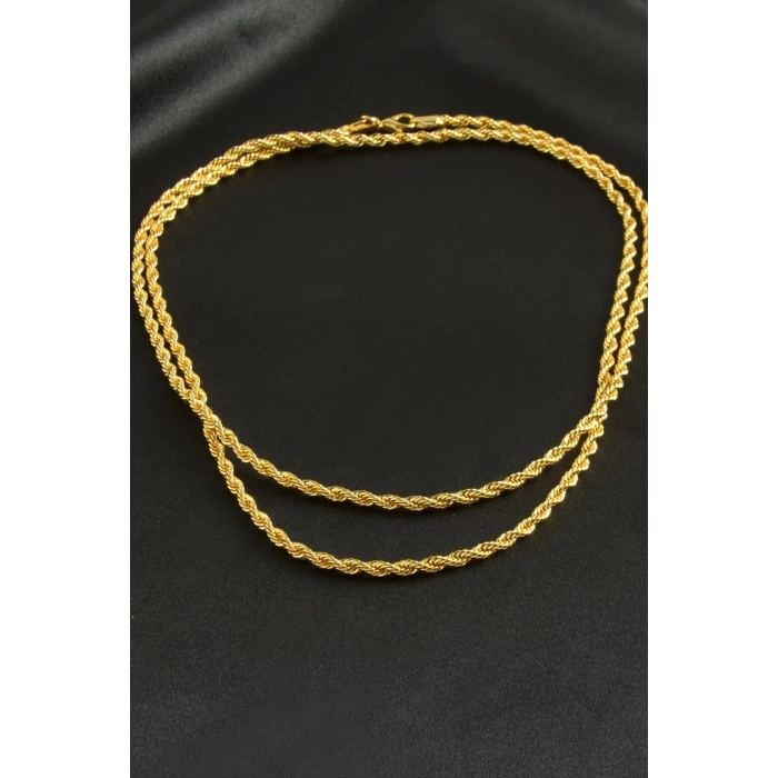 Burgulu Zincir Kolye 80 cm