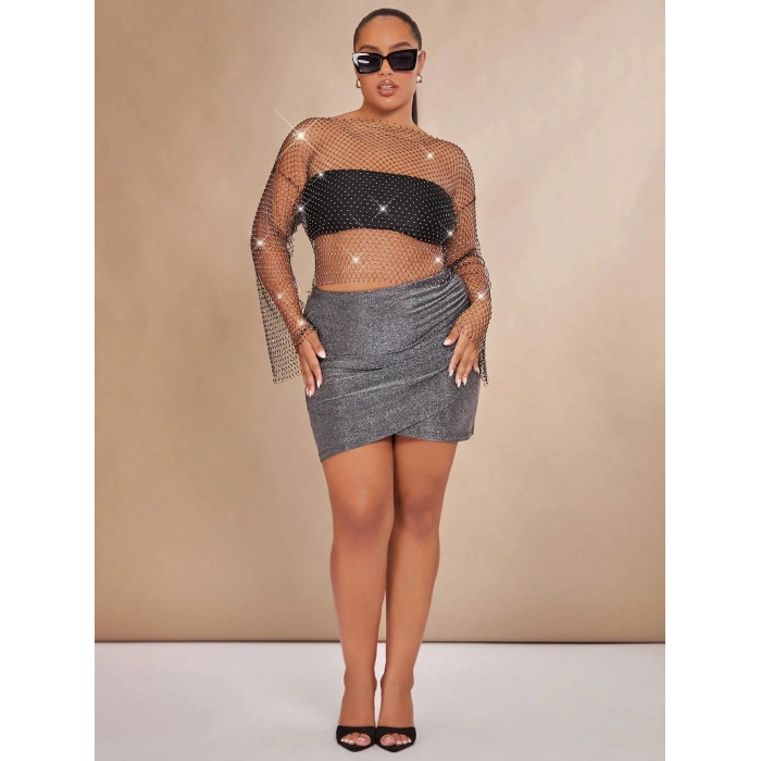 BÜYÜK BEDEN KOLLU BLUZ