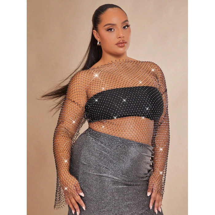 BÜYÜK BEDEN KOLLU BLUZ