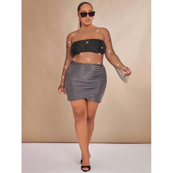 BÜYÜK BEDEN KOLLU BLUZ