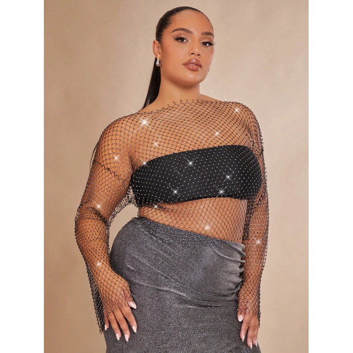 BÜYÜK BEDEN KOLLU BLUZ