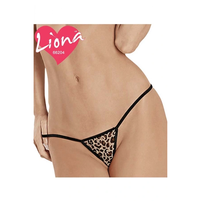  Büyük Beden Leopar Desenli Tanga