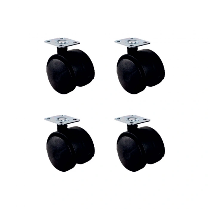 Büyük Plastik Tablalı Teker - 50MM HKS126 - 4 Adet