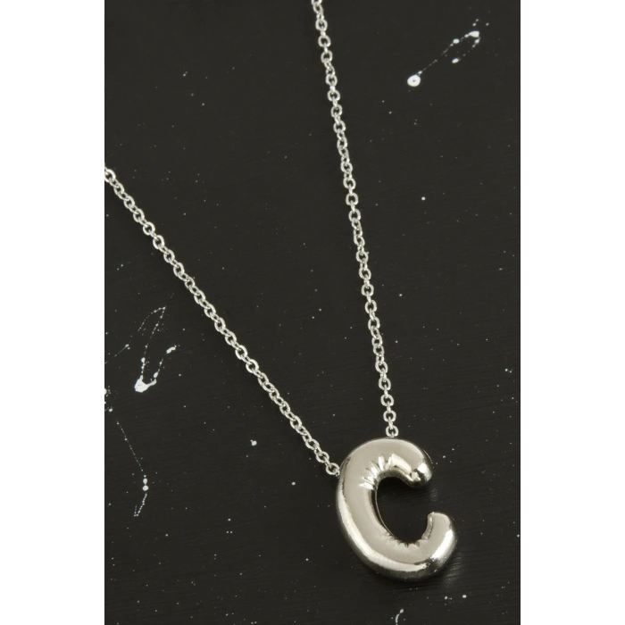 C Harfli Balon Kolye