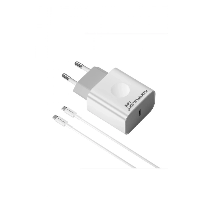 C69D 20W + 1M 18W DC15 Type-C to Type-C Kablolu PD Şarj Cihazı