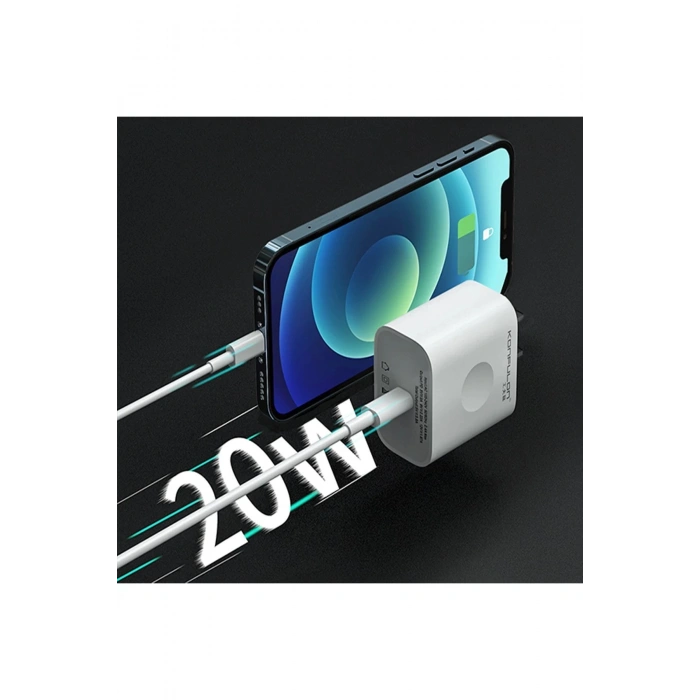 C69D 20W + 1M 18W DC15 Type-C to Type-C Kablolu PD Şarj Cihazı