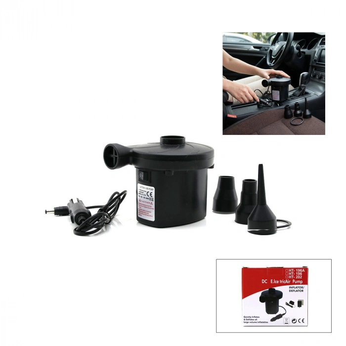 ÇAKMAKLIK FİŞLİ OTO - ARAÇ HAVA POMPA  TAŞINABİLİR  230V (4887)