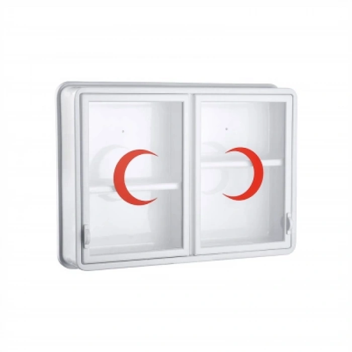 CAM 2 KAPAKLI ECZA DOLABI 35x49x10 cm (4887)