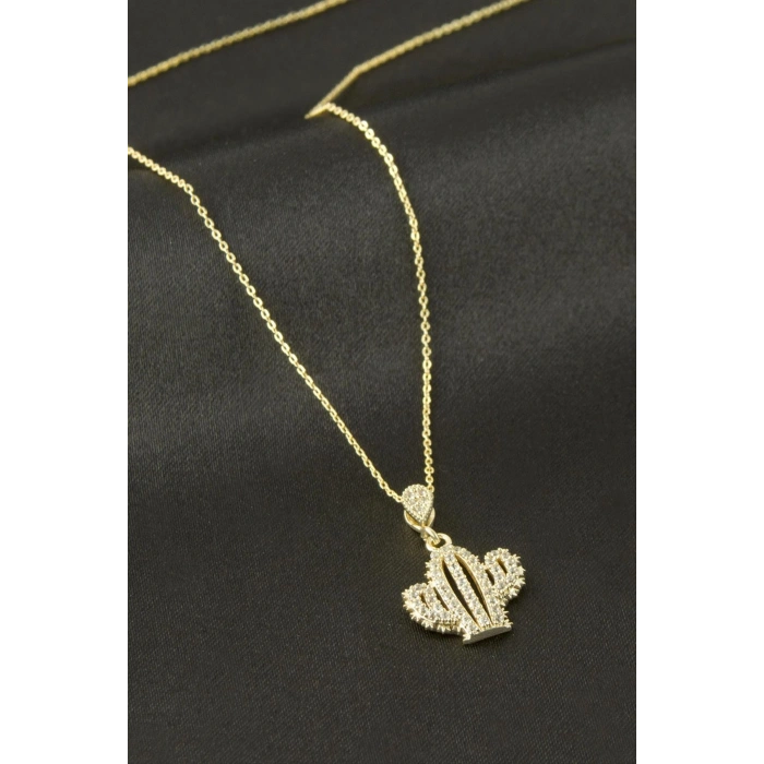 Çam Ağacı Zirkon Taşlı Kolye