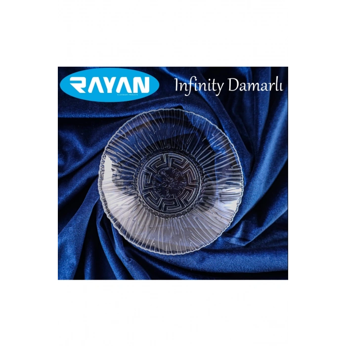 Cam Tabak Güneş Yıldız Gül Model 6lı -G-404