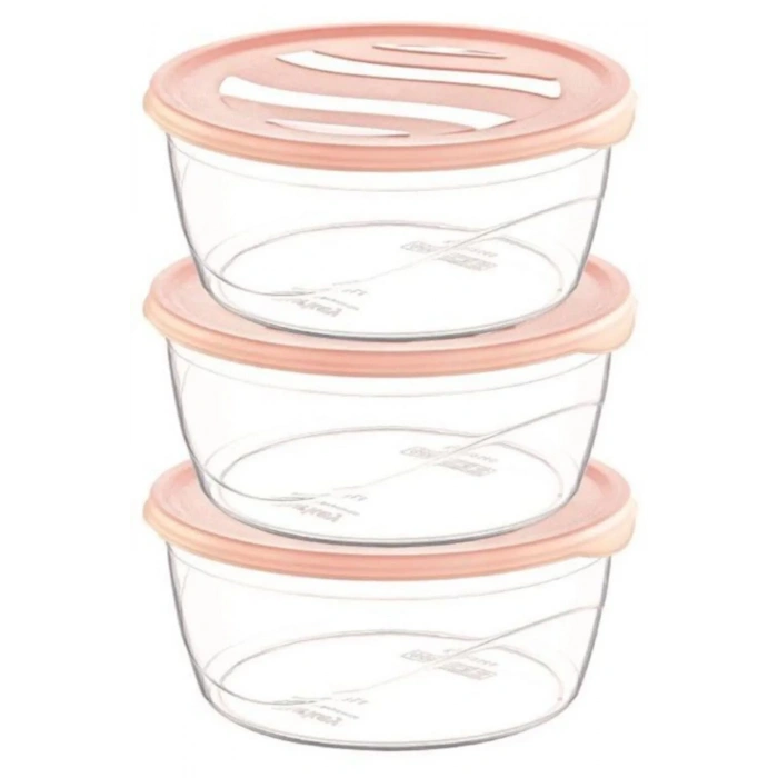 Çankaya 3lü Karizma Yuvarlak Saklama Kabı ÇNK-2149