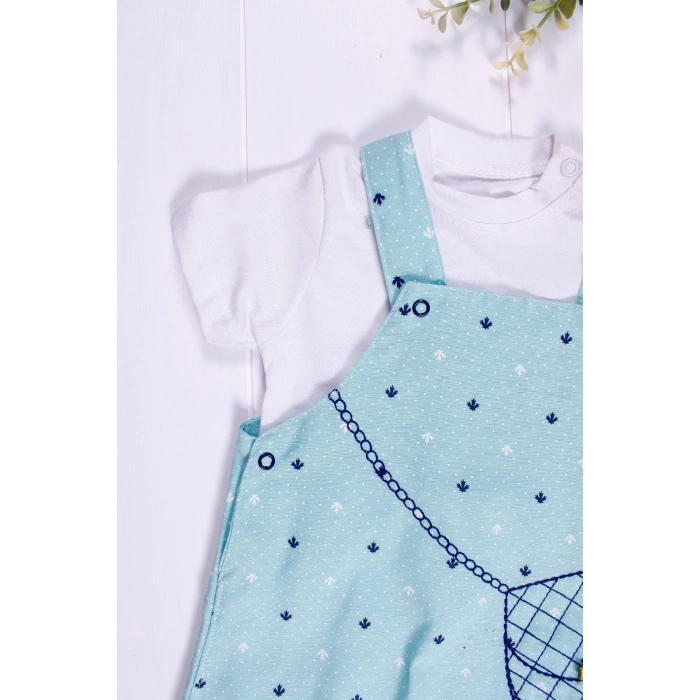 Canta Desenli Badili Kız Bebek Tulumu