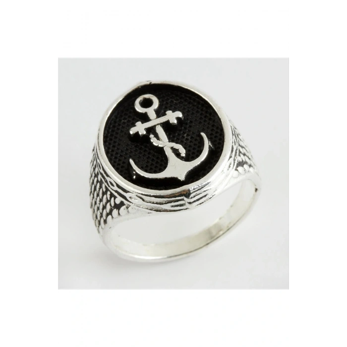 Çapa Metal Erkek Yüzük