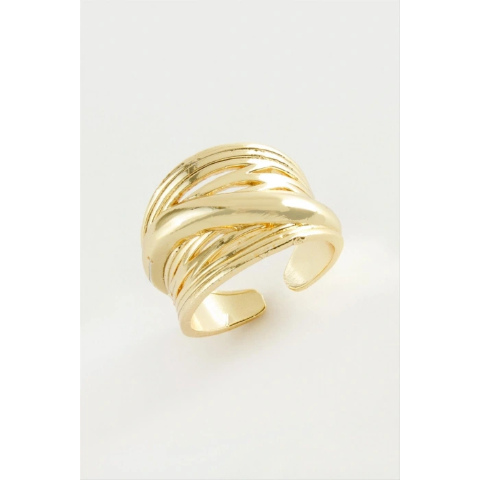 Çarpı Metal Yüzük