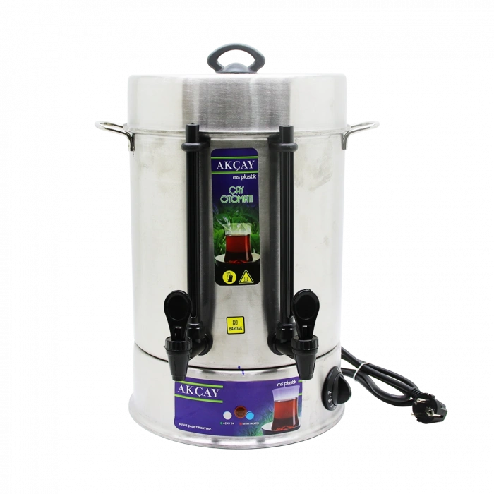 ÇAY OTOMATI 80 BARDAK SEMAVER ELEKTRİKLİ ÇAY MAKİNESİ ( MARKA DEĞİŞKENLİK GÖSTEREBİLİR )  (4887)