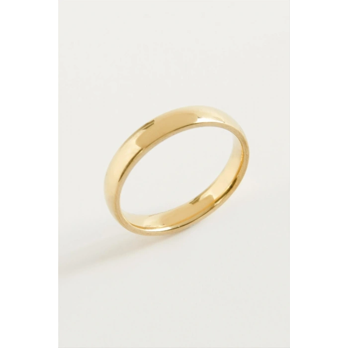 Çelik Alyans Yüzük 4 mm