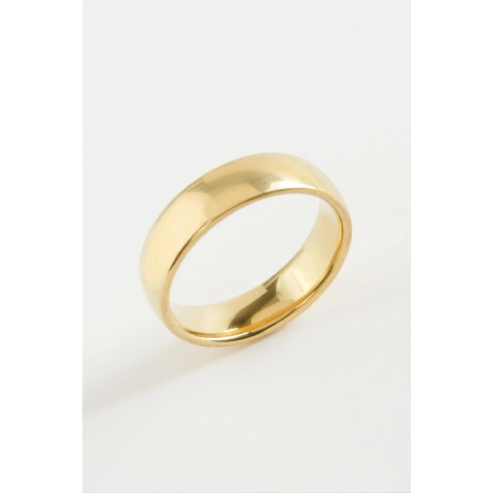 Çelik Alyans Yüzük 6 mm