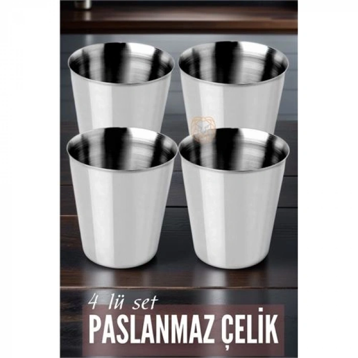 Çelik Bardak Seti 4 Adet Fazio Giacinto Design 719313