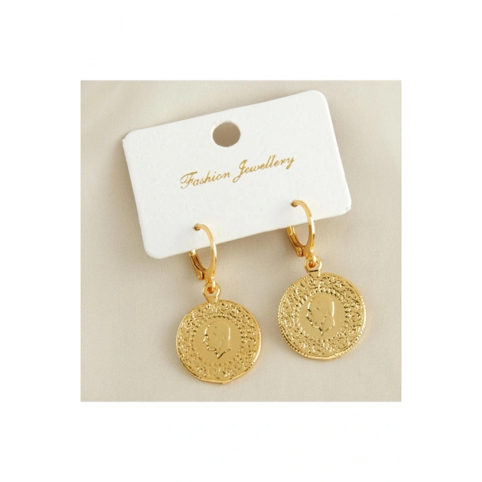 Çeyrek Altın Kaplama Küpe