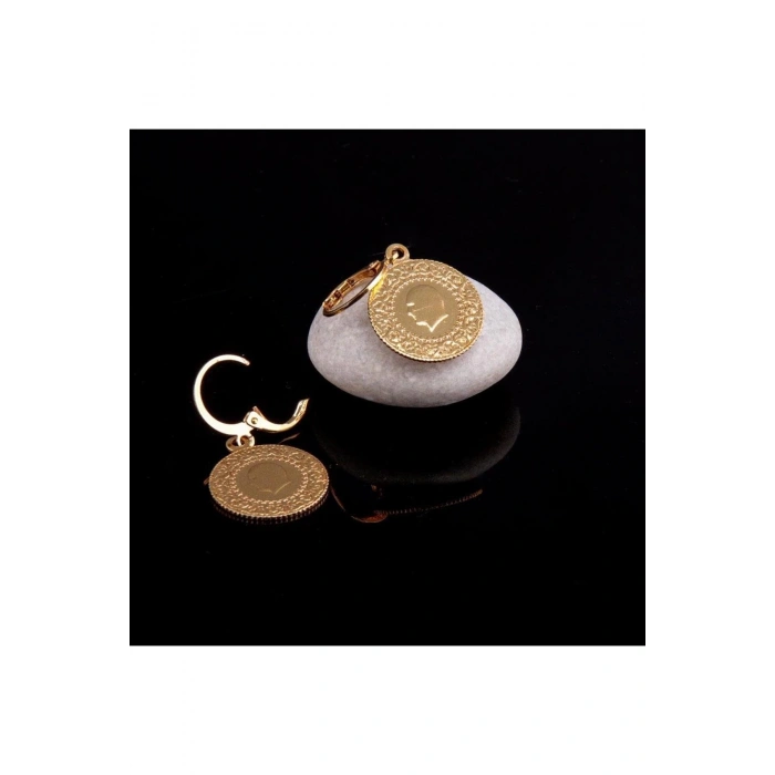 Çeyrek Altın Kaplama Küpe